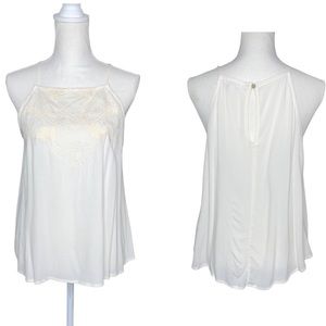 LOVE ON A HANGER Ivory Tank M NWOT